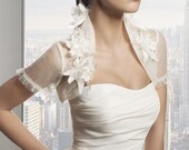 Silk Organza Bridal Bolero, Bridal Jacket