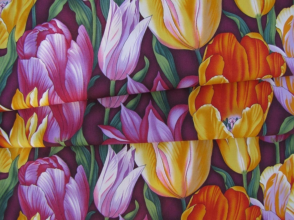 Seattle Bay Fabric Tulips