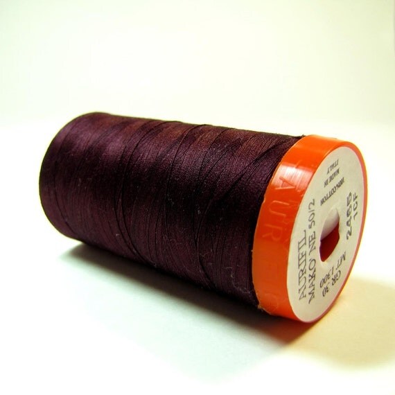 Aurifil Thread 2465 Burgandy 50 Wt. Cotton Mako - 1422 Yd.