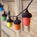 Rainbow Birthday garland felted Acorns 7 Big wool children party decoration nursery decor woodland Weddings handmade ornament