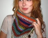 Seventeen Color Kaleidoscope Cowl Scarf