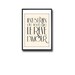 FRENCH DREAMS and LOVE - Deluxe 8x10 Print in Cream and Classic Black