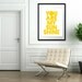 You Are my Sunshine Poster: 16x20 Typography Art Print on A2 (in Yellow and White)