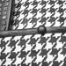 POCKET PILLOW Remote or Ipod  Holder in  Ralph Lauren   Black and White Houndstooth 20x20