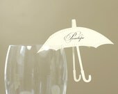 Umbrella Place Cards - set of 100