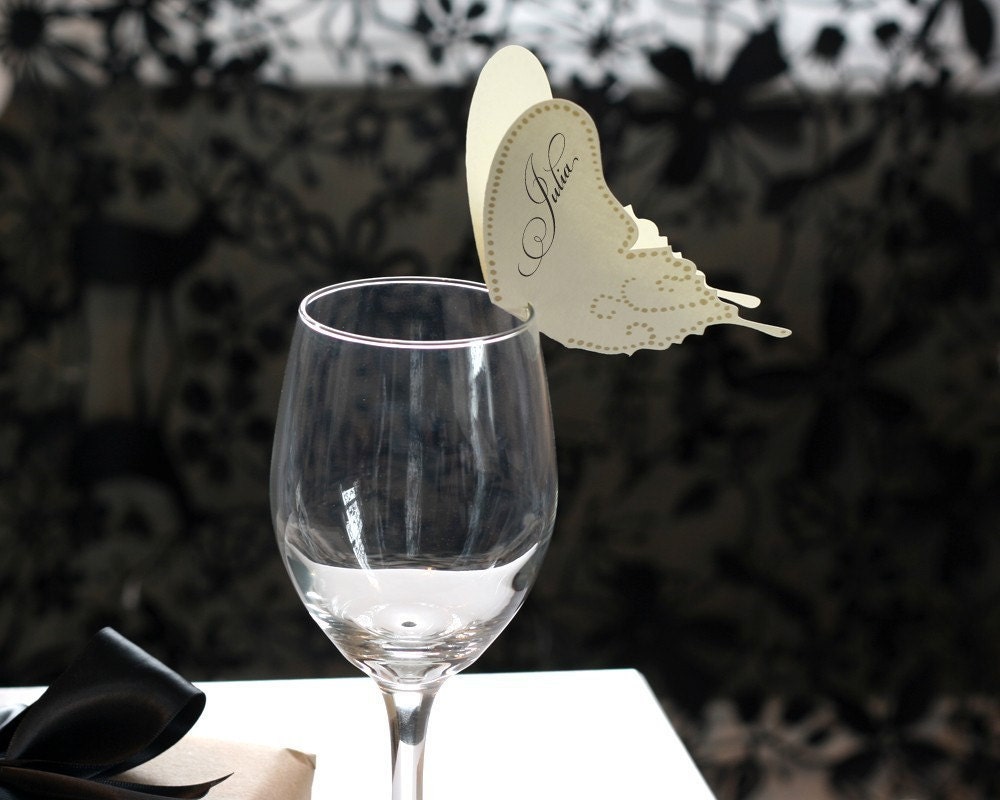 Butterfly Place Cards - reserved for spel