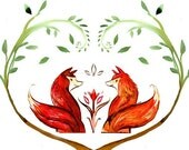 foxy love -8.5x11 print