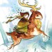 SALE gerda rides 11x17 limited edition archival print