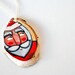 SALE Eco friendly Christmas wooden Santa Claus Ornament, Holiday Home Decor
