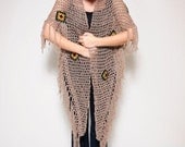 BIG BIG SALE-brown shawl scarf - mucar