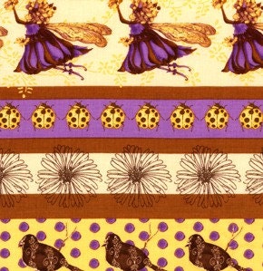 Tina Givens, Fairy Tip Toes, Ribbon Fare in Chocolate TG62 - 1 Yard