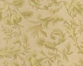 Robyn Pandolph, Chateaux Rococo, Floral Scroll in Vanilla  (D1684-305) - 1 Yard Clearance