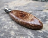 Swirly Burly Lightweight Awe Inspiring Maple Burl Pendant