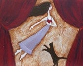 Flying Girl and the Heart, or Hide and Seek limited edition print 2/50