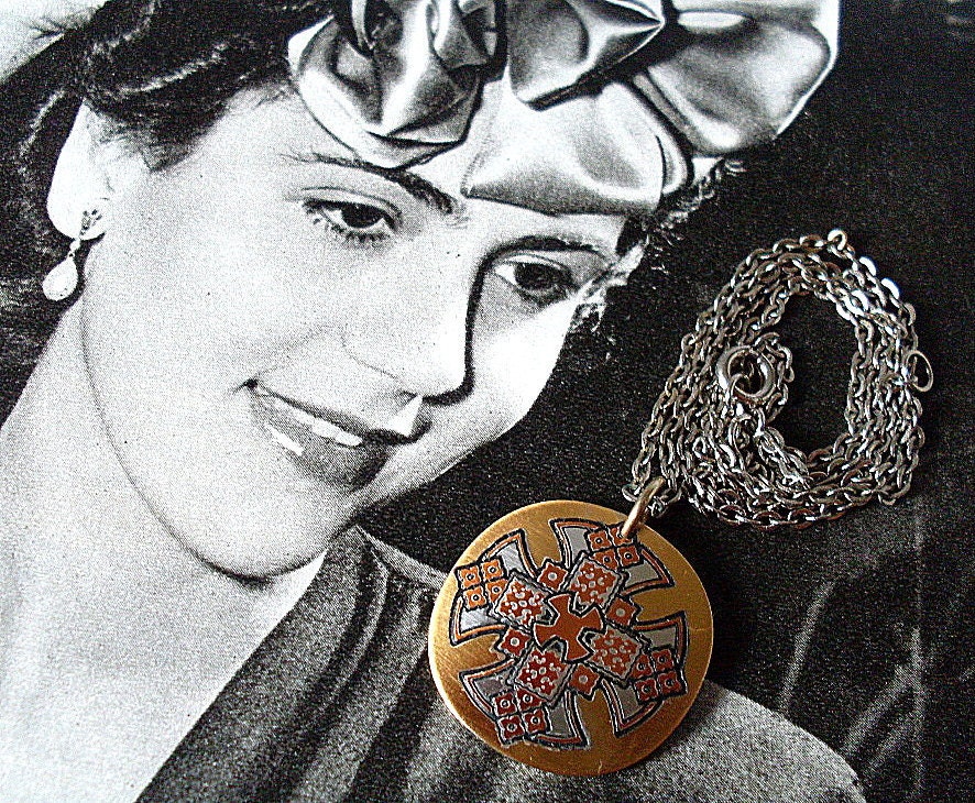 Reed Barton Necklace Damascene Jewelry Gold Vintage Silver Chain Exquisite