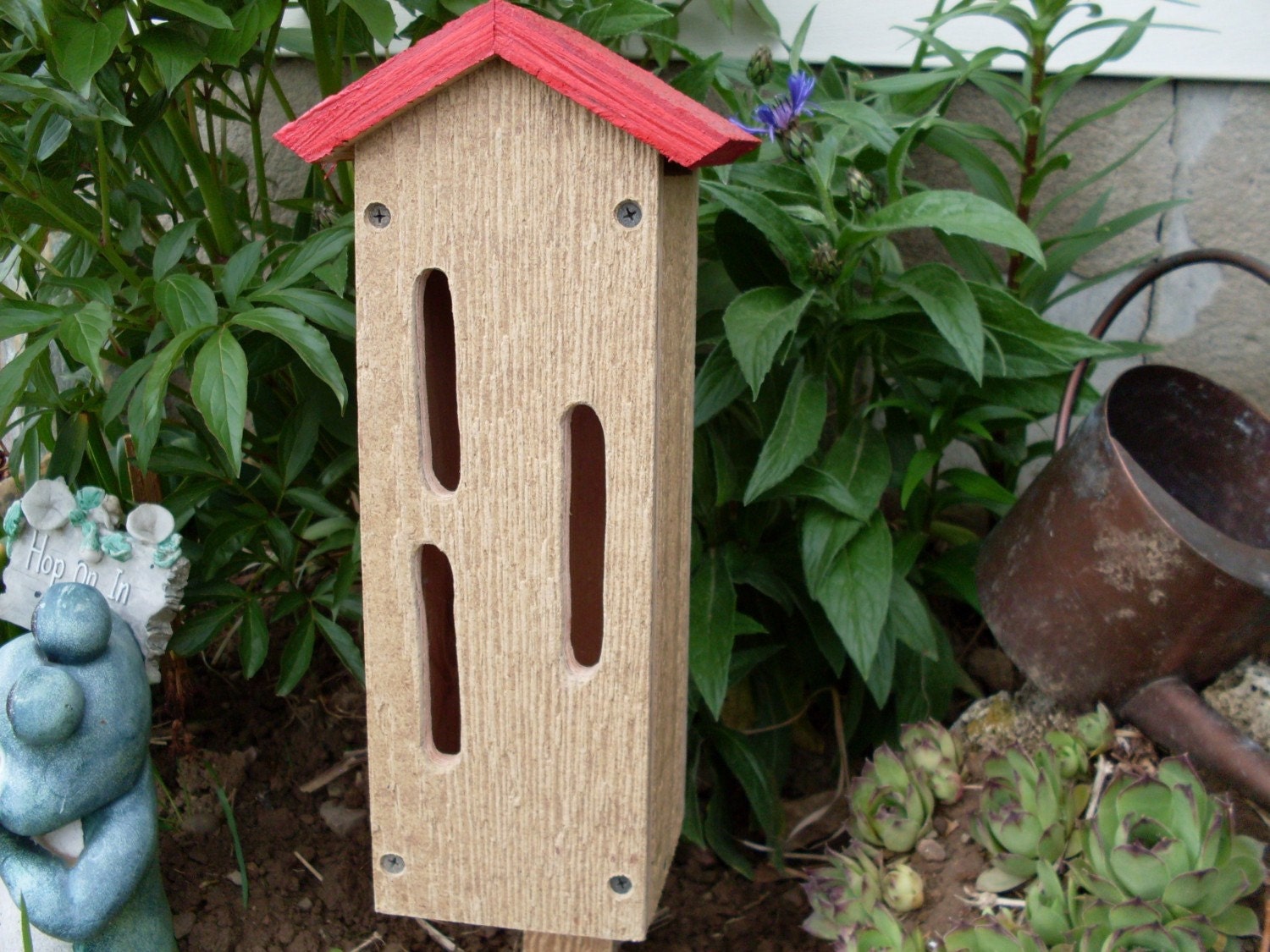 Handmade Wood Butterfly House Butterflies Outdoor Garden Shelter Treasury Item ddb7 Etsy
