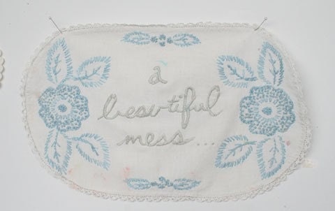 a beautiful mess- hand embroidery