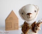 Handmade Artist Teddy Baby Bear Caramel