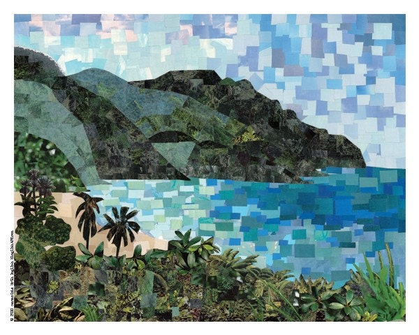 USVI Carambola Beach Print by binglishART