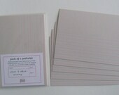 Pack of 5 letterpress printed postcards - Writing paper