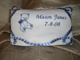 PERSONALIZED BLANKET\/PILLOW COMBO WITH FREE SHIPPING