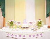 DRAGONFLY Printable Banner - Green and Purple Il_170x135