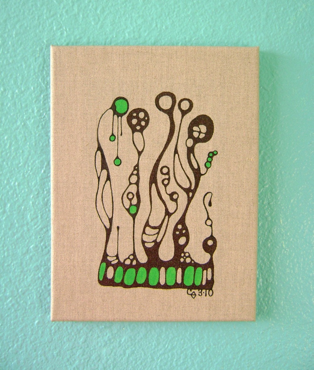 Original Art - Alien Seaweed - 9x12