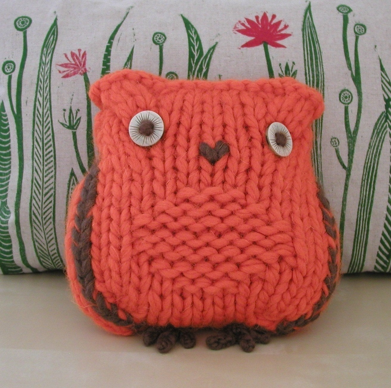 Instant Download PDF Owl Knitting Pattern