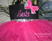 Tutu Tote Bag - with Pink Butterfly