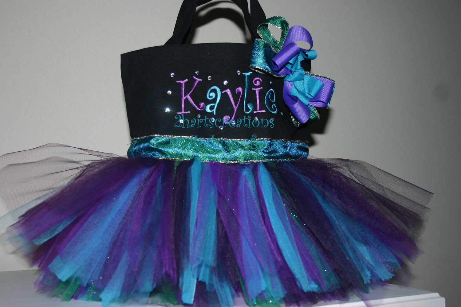 Tutu Tote Bag - Cute as a Peacock