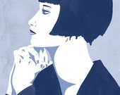 Louise Brooks Digital Portrait Print