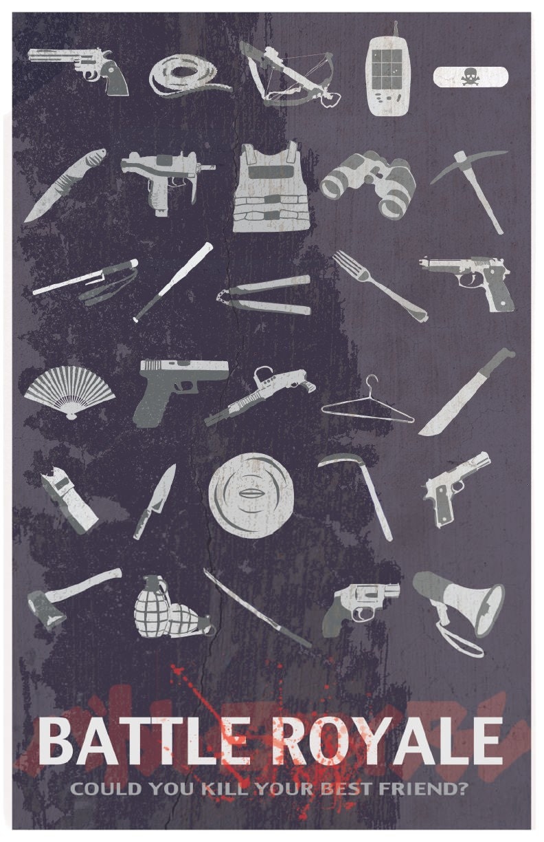BATTLE ROYALE Original Poster Design