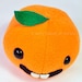 derpy Florida Orange plush citrus fruit softie