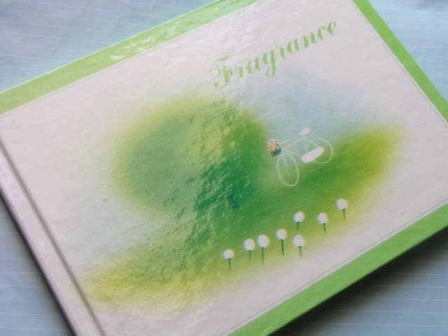 80s vintage Fragrance Mini Notebook with 96 Scented Sheets