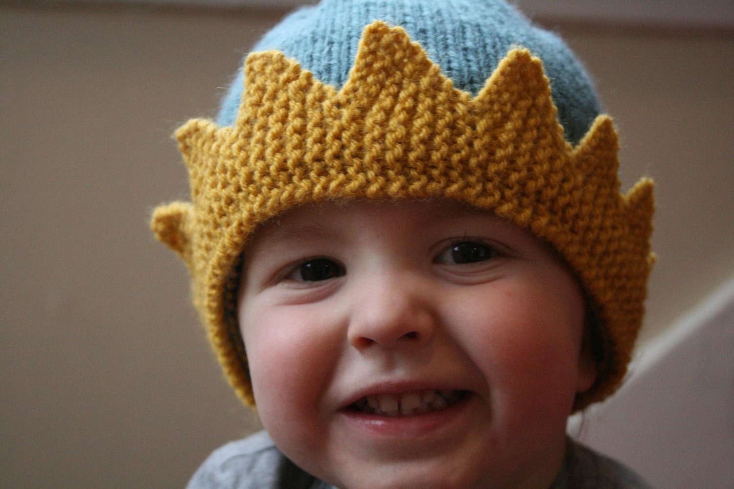 The Royal - Custom knit crown hat, newborn to 4T, choose size and colours