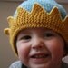The Royal - Custom knit crown hat, newborn to 4T, choose size and colours