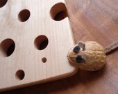 cheese board / swiss cheese serving board-  picnic, entertaining / father's day