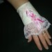 Cuff Flashy Hot Pink REVERSIBLE Bracelet Breast Cancer statement of support