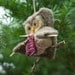 Needle Felted Owl Ornament - Knitting