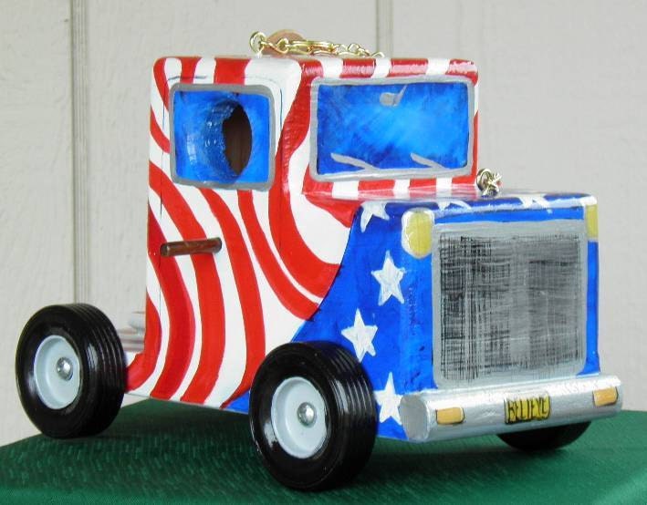 Semi Truck Birdhouse