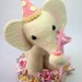Reserved for OMJORDAN Baby's 1st Birthday Party Elephant