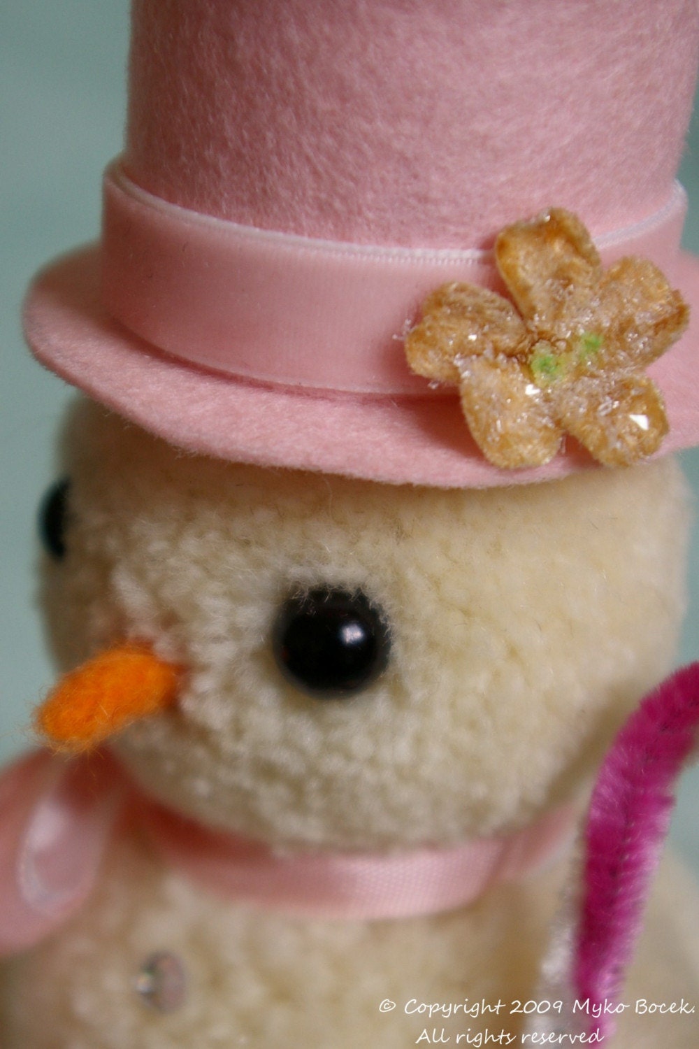 Pink Sugar Snowgirl