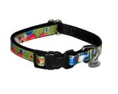 Retro Small Dog Collar Nostalgic 1/2" Dog Collar