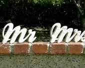 Mr & Mrs Wedding Signs