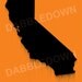 8 x 10 Cali Dripping Print Art Graphic Illustration