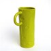whimsical hand built porcelain cup with dots