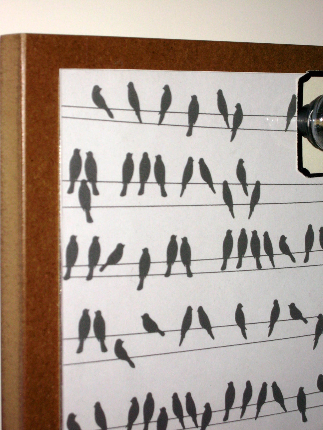 Silver BIRDS..Steel Memo Magnet Dry Erase Board // housewarming gift // office organizer // decor // wall organization