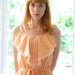 Vintage Peach Summer Dress - Size Small/Medium