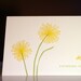 SALE--Dandelions Thinking of You Letterpress Note Set