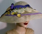 Edwardian Inspired Garden Party Hat